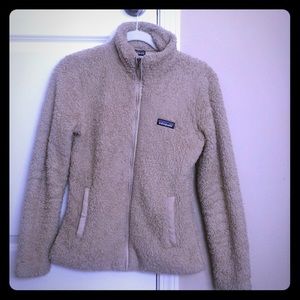 Patagonia camel colored zip up
